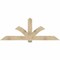 Ekena Millwork Redmond Rough Sawn Timber Gable Bracket, Douglas Fir, 84"W x 31"H x 2"D x 6"F, 9/12 Pitch GBW084X31X0206RED00RDF - alternate 1